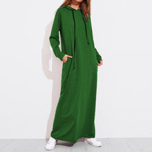 Load image into Gallery viewer, Celmia Plus Size Women Maxi Dress Autumn Hooded Dress Sweatshirt Female Long Sleeve Hoodies Winter Pullover Vestido Robe Femme