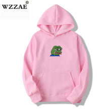 Load image into Gallery viewer, Sad tearing frog Print Hoodies Men/Women Hooded Sweatshirts 2019 New Harajuku Hip Hop Hoodies Sweatshirt Male Japanese Hoodie